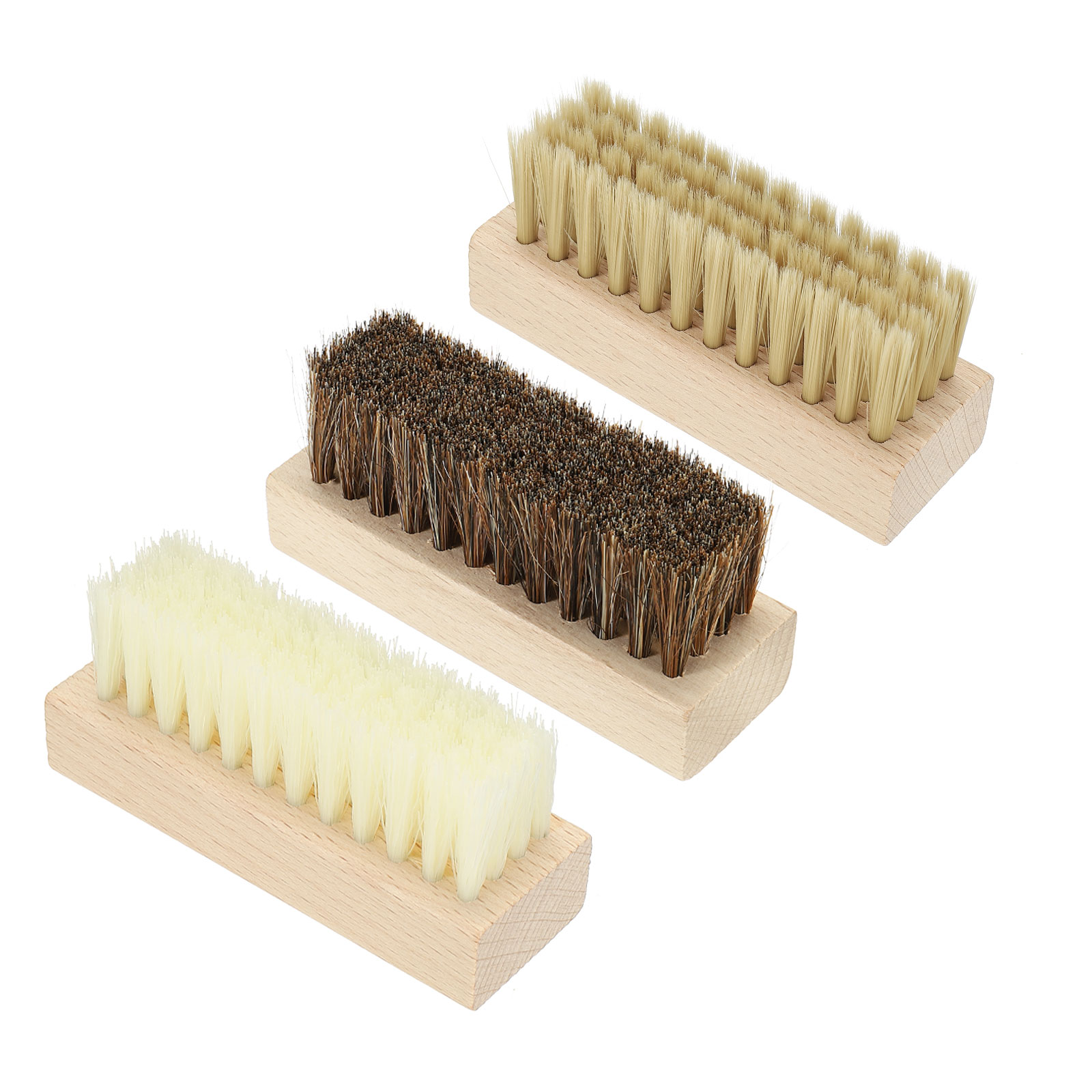 Brushing Boot Horse - Shoe Cleaner Brush 3Pack Square Handheld