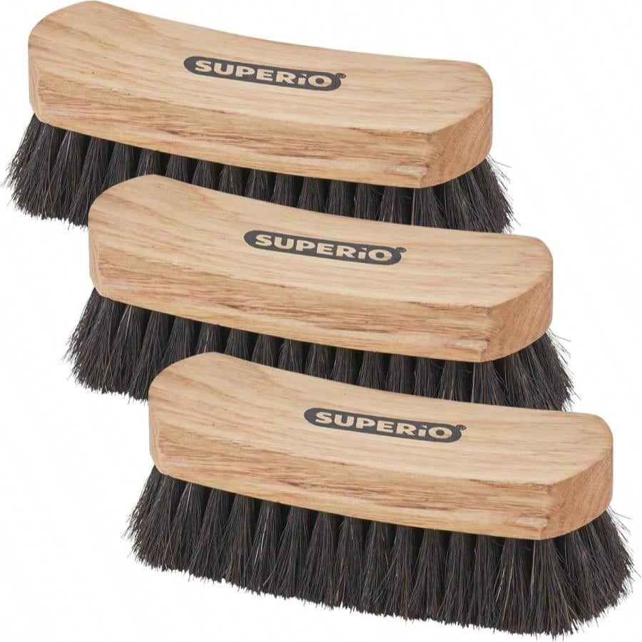 Brushing Boot Horse - Horsehair Shoe Brush, Premium Genuine Brush