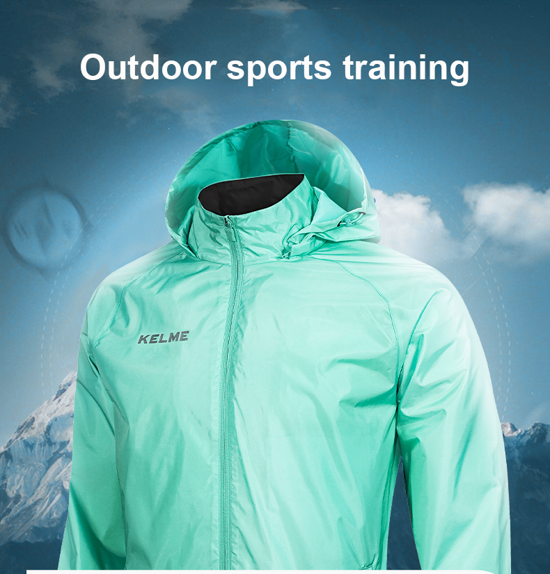KELME Men's Waterproof Jacket  - Outdoor Sport Coat avaliação e preço