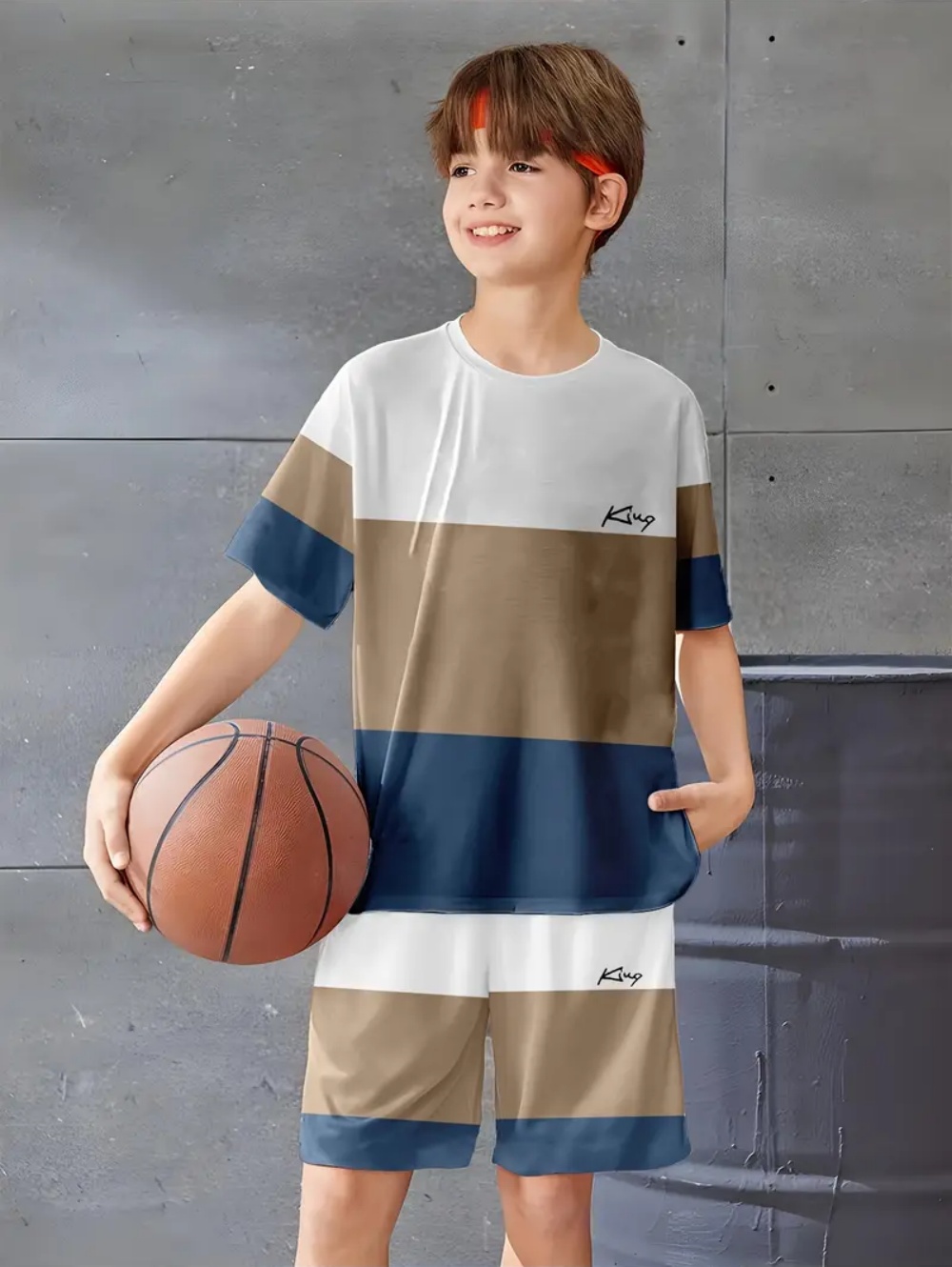 Boys' Set Classic Print Patter - Outdoor Sports List avaliação e preço