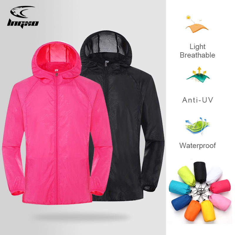 Men Women Hiking Jacket Waterp - Outdoor Sport Coat avaliação e preço