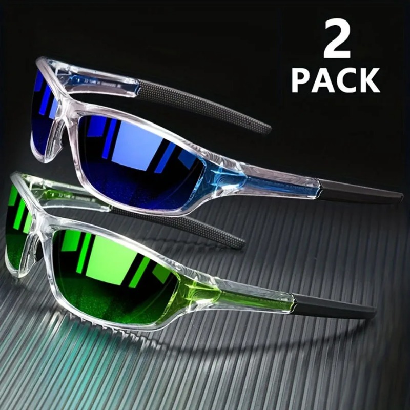 1/2PCS Sports Sunglasses for M - Outdoor Sport Activity avaliação e preço
