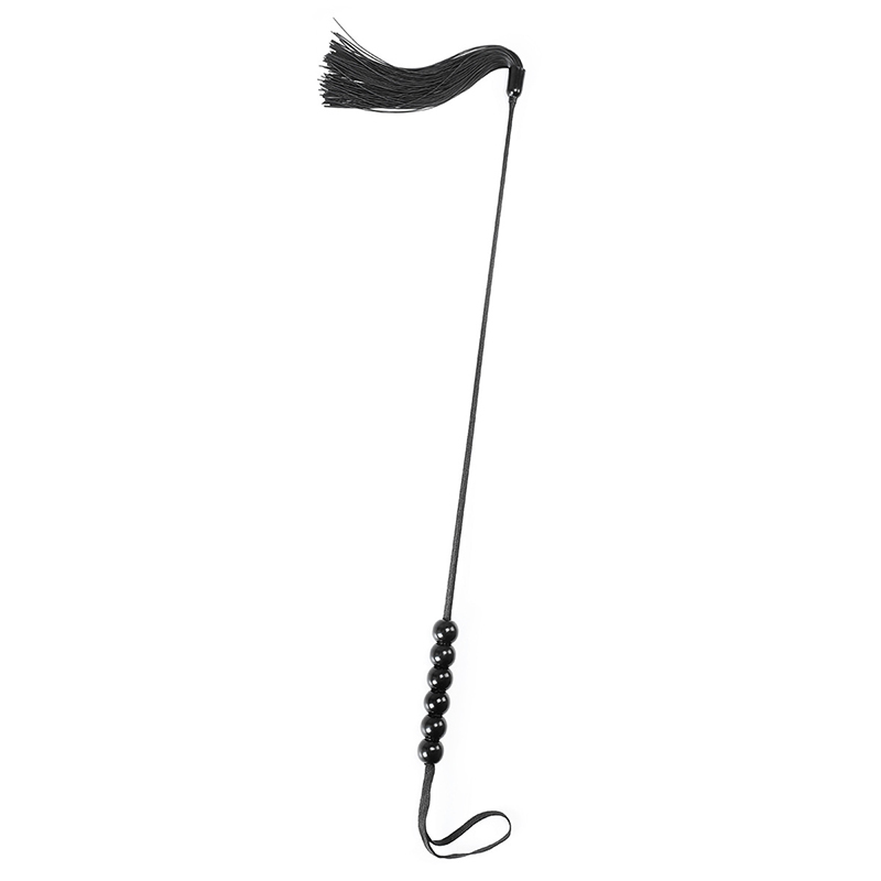 48.5cm Six Beads Handle Silico - Riding Crop Dressage avaliação e preço