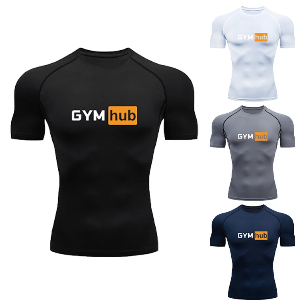 Gym Hub Printed Men's Compress - Outdoor Sport.Hub avaliação e preço