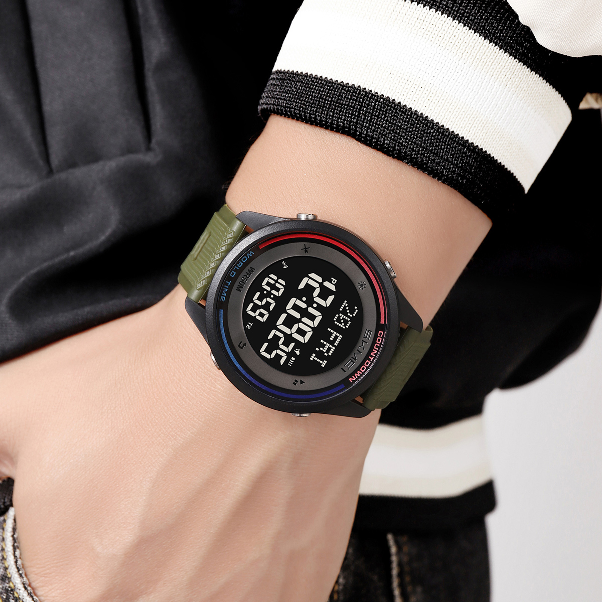 SKMEI Military Digital Wristwa - Outdoor Sports List avaliação e preço