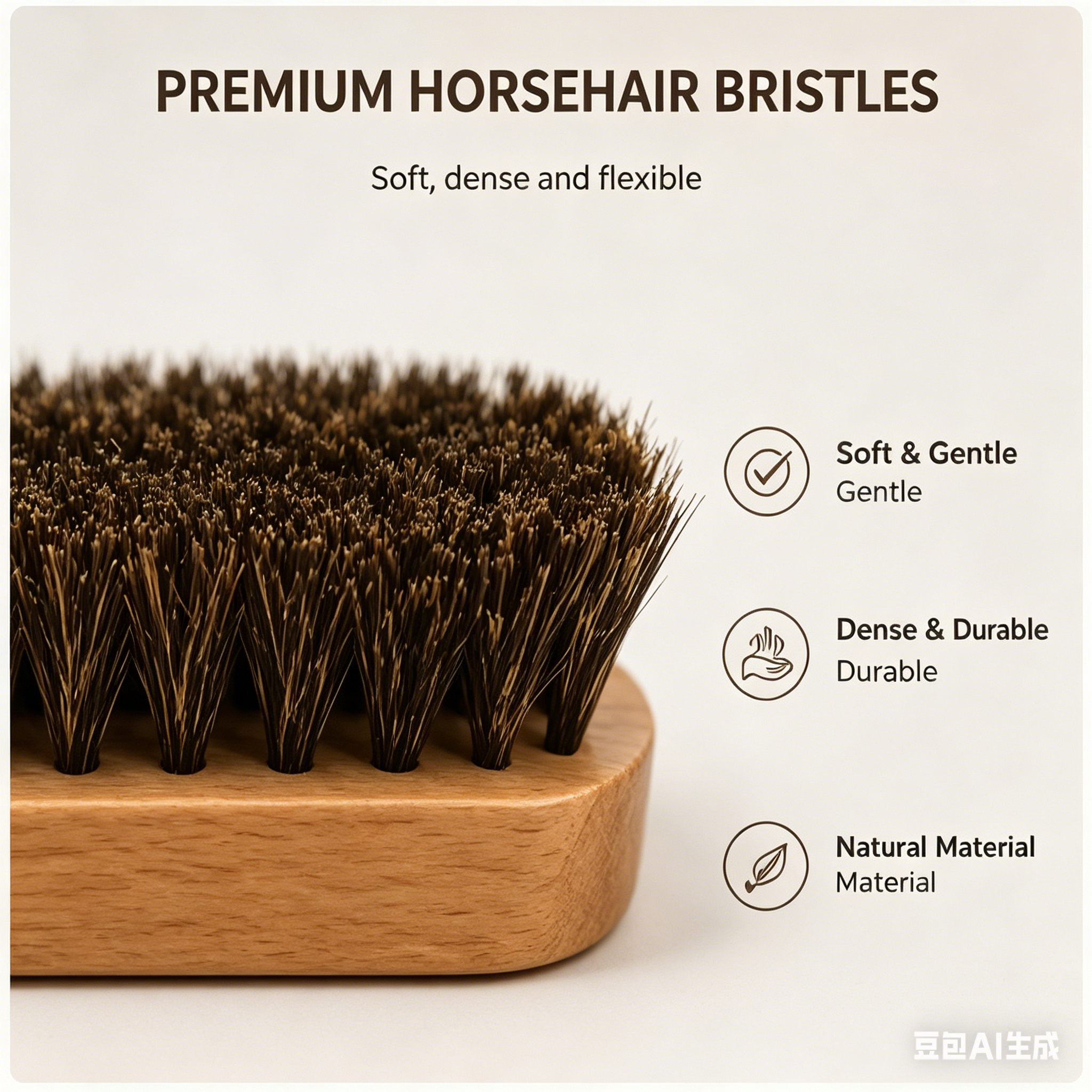Horsehair Shine Shoes Brush Ki - Brushing Boot Horse avaliação e preço