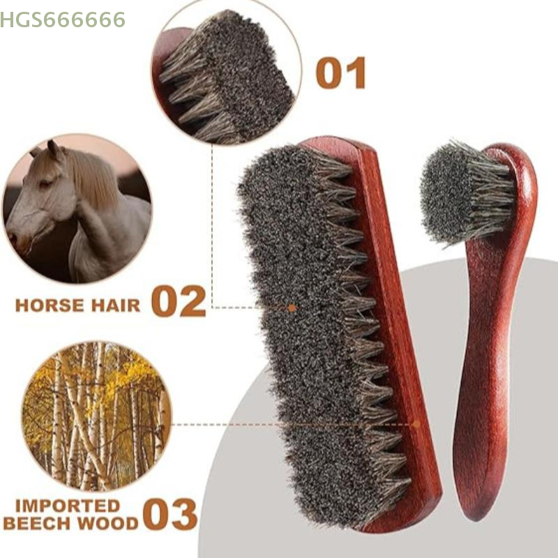 4Pcs Horse Hair Gloss Shoe Bru - Brushing Boot Horse avaliação e preço