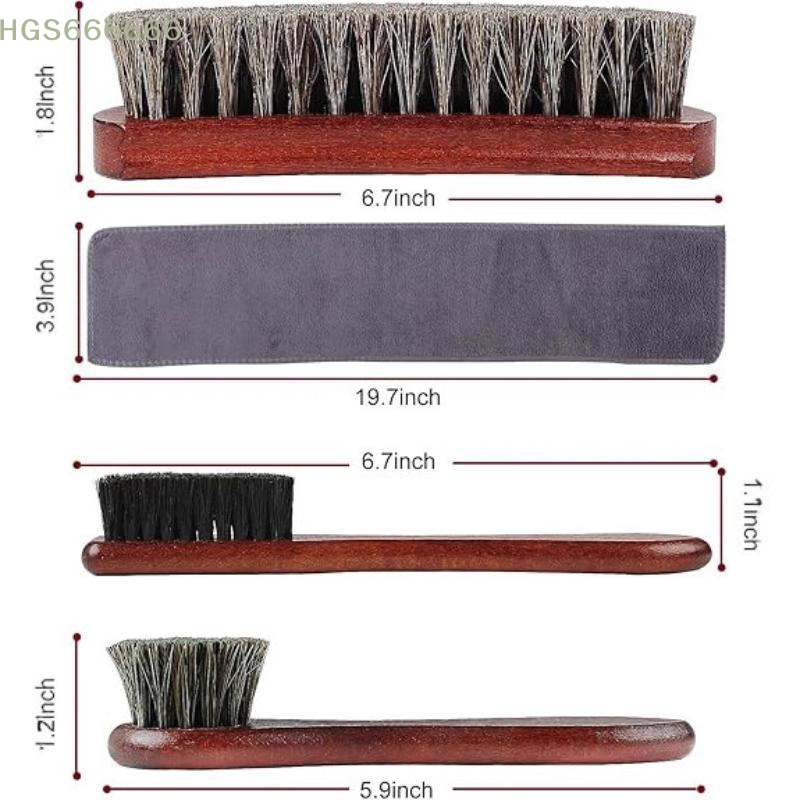 4Pcs Horse Hair Gloss Shoe Bru - Brushing Boot Horse avaliação e preço