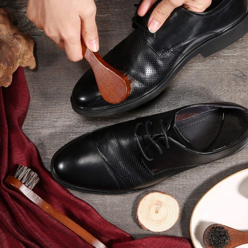 3Pieces Horsehair Shoes Polish - Brushing Boot Horse avaliação e preço