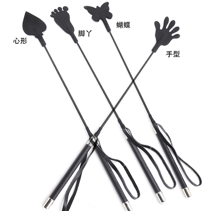 55CM Black Silicone Butterfly  - Riding Crop Dressage avaliação e preço