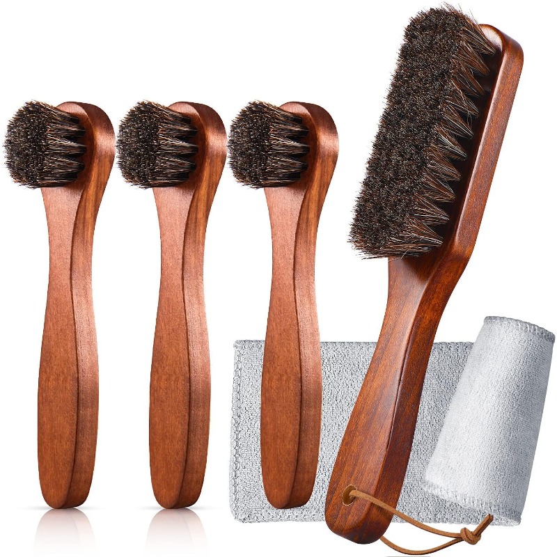 5Piece Horsehair Shoe Brush Sh - Brushing Boot Horse avaliação e preço