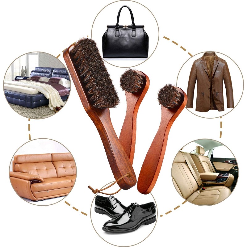 5Piece Horsehair Shoe Brush Sh - Brushing Boot Horse avaliação e preço
