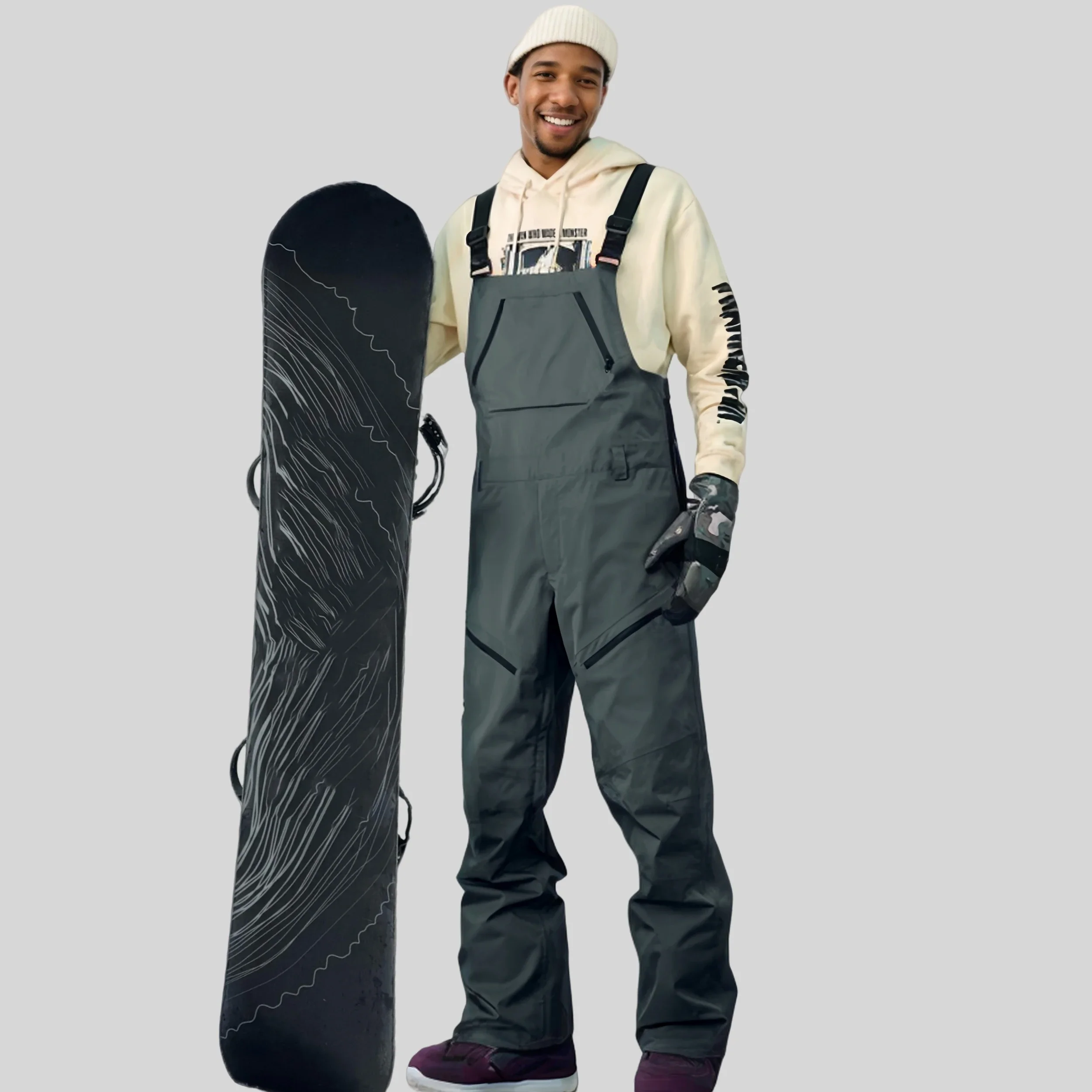 Snowboard Sport Strap Pants Wi - Outdoor Sport Waterproof Pants avaliação e preço