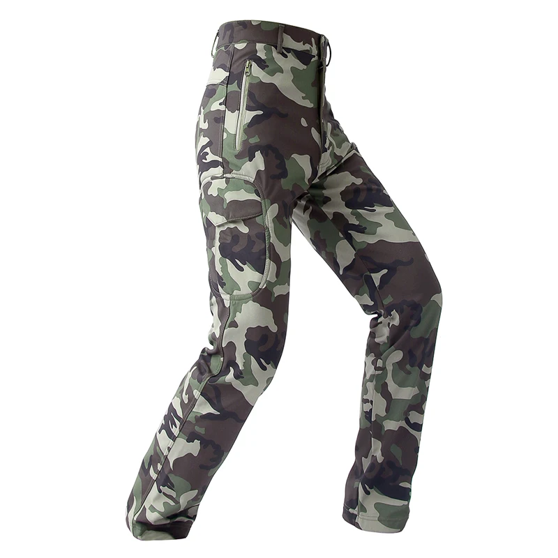 Camo Hunting Shark Skin Softsh - Outdoor Sport Waterproof Pants avaliação e preço
