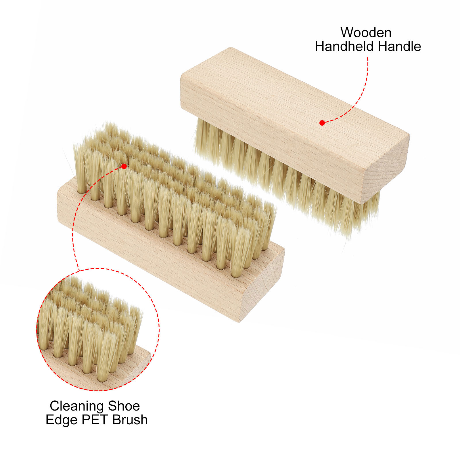 Shoe Cleaner Brush 3Pack Squar - Brushing Boot Horse avaliação e preço
