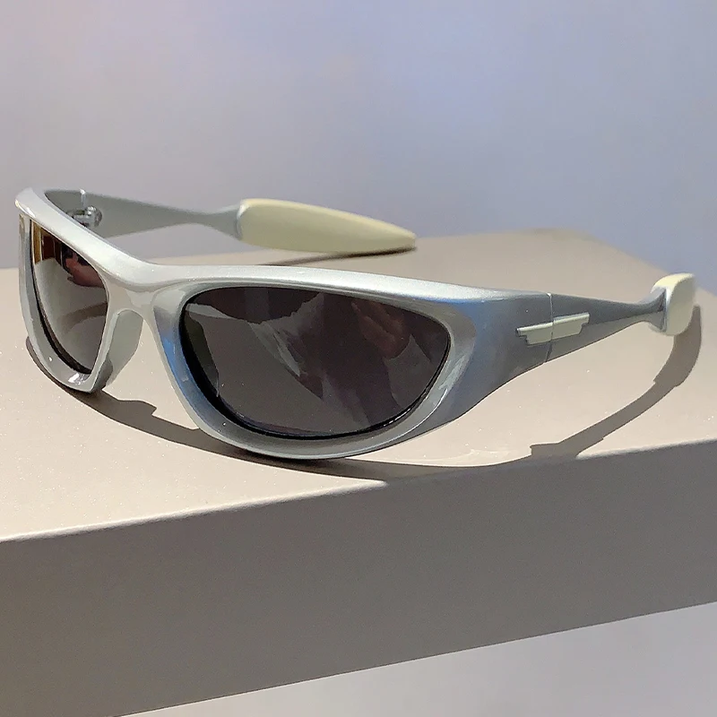 Y2K Punk Sunglasses Men New Ou - Outdoor Sport Activity avaliação e preço