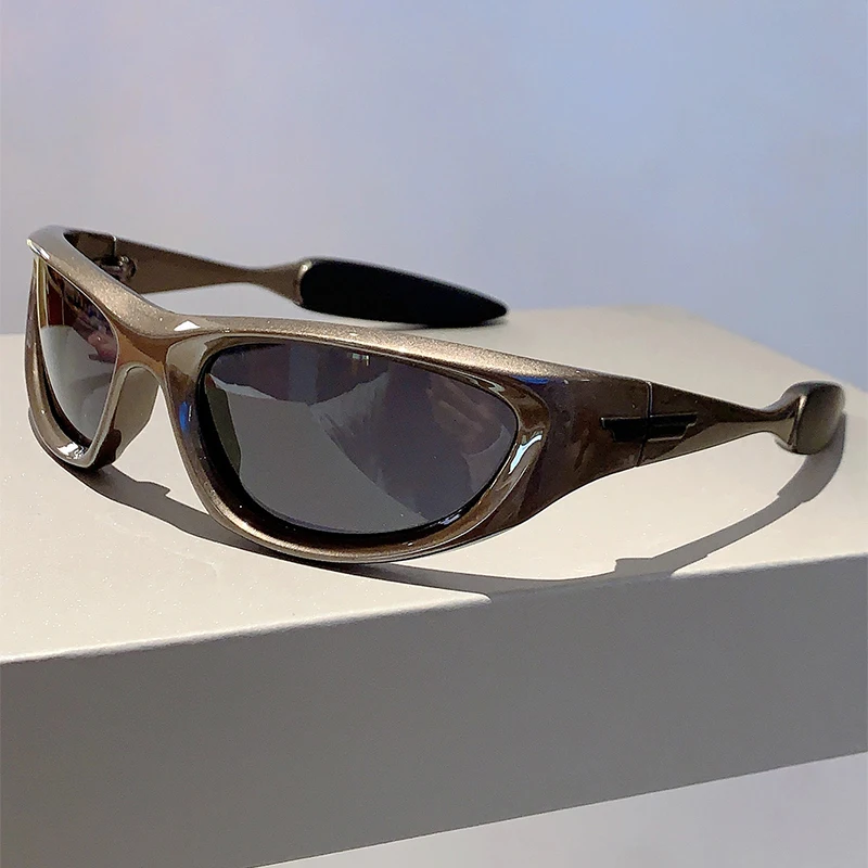 Y2K Punk Sunglasses Men New Ou - Outdoor Sport Activity avaliação e preço