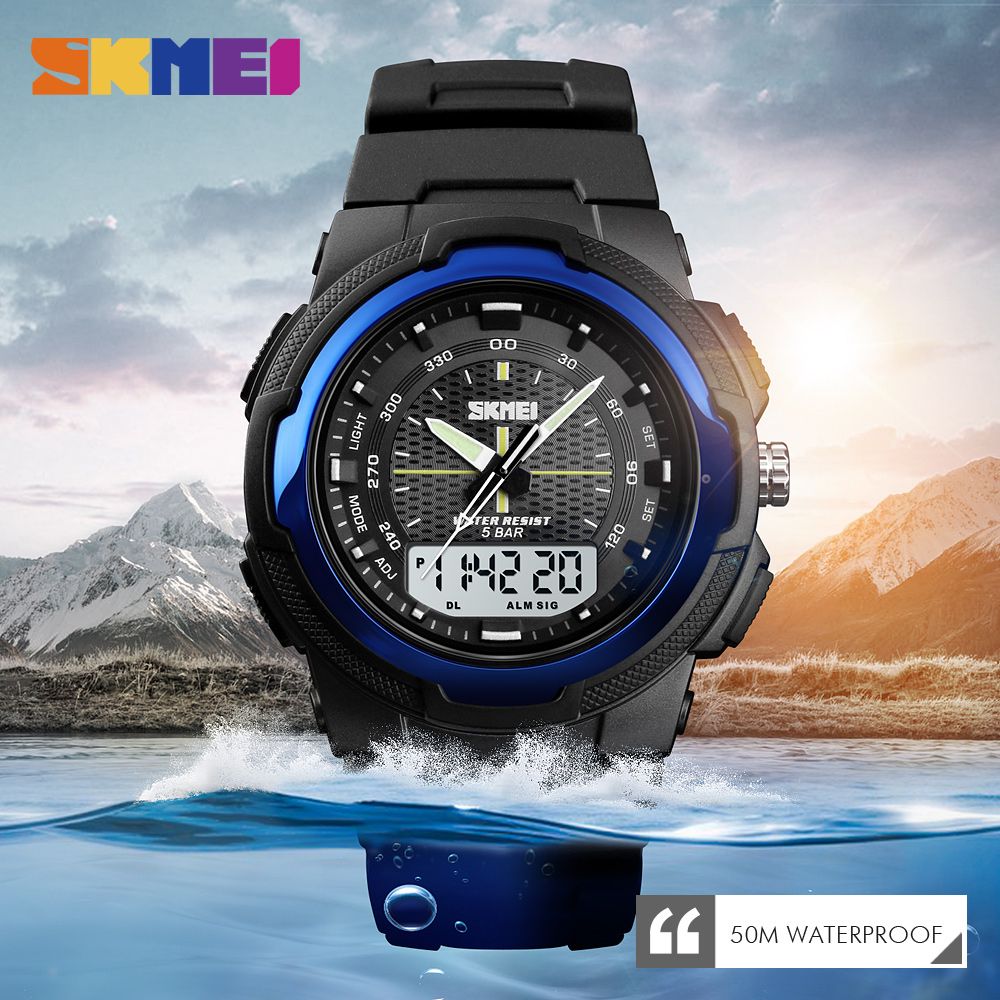 SKMEI Outdoor Back Light Dual  - Outdoor Sports List avaliação e preço