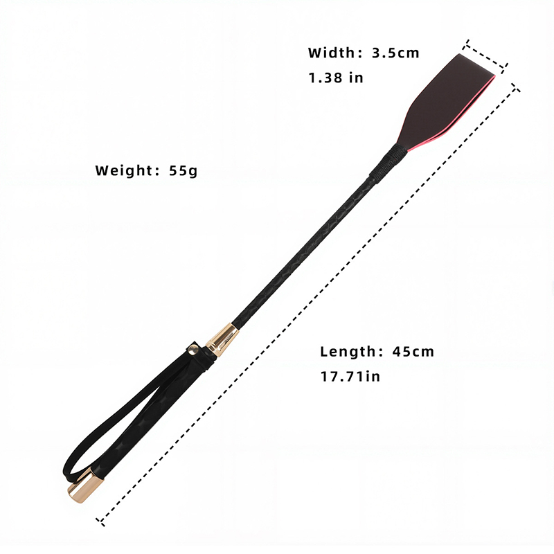 45cm Metal Inlay Handle Thermo - Riding Crop Dressage avaliação e preço
