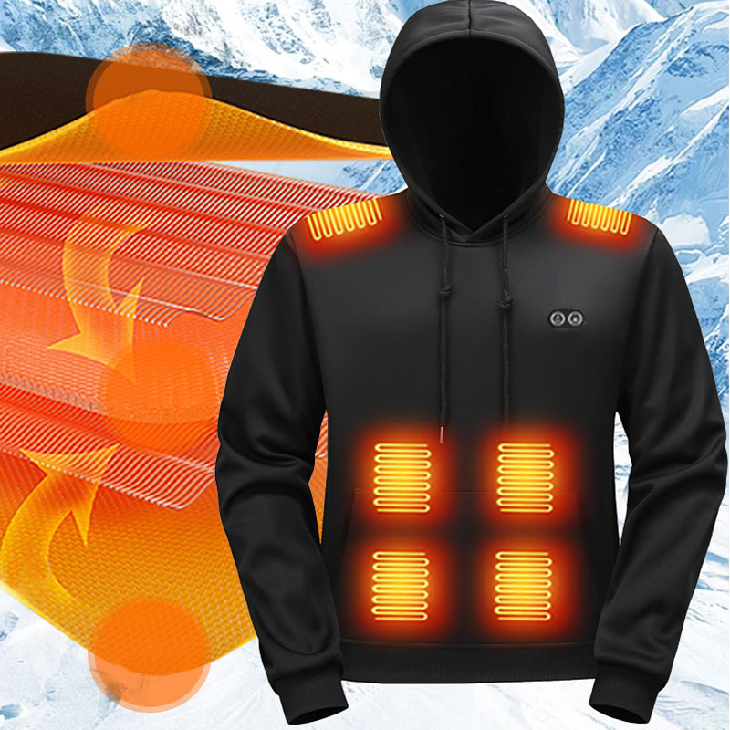 17 Zone Heating Hoodie Sweatsh - Outdoor Sport Coat avaliação e preço