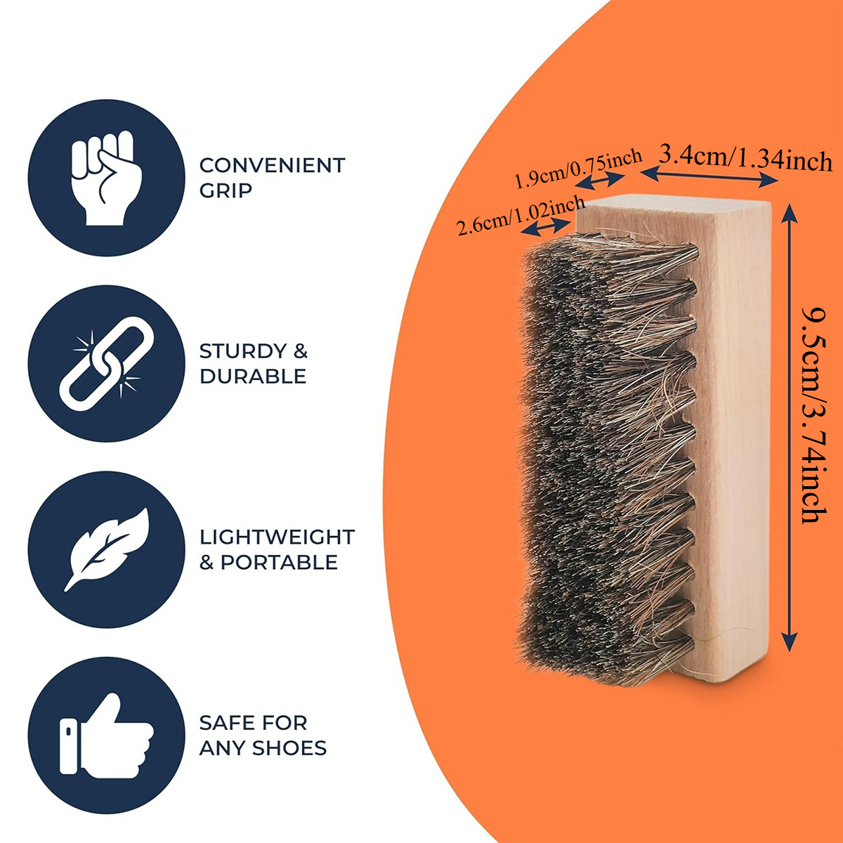 1/4 PCS Shoe Brush Set – Nylon - Brushing Boot Horse avaliação e preço