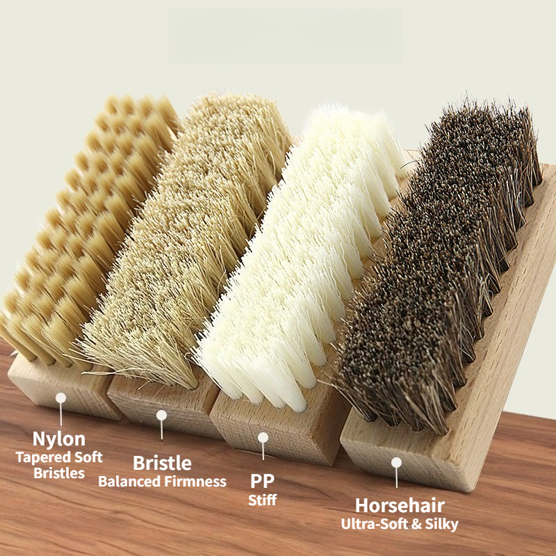 1/4 PCS Shoe Brush Set – Nylon - Brushing Boot Horse avaliação e preço
