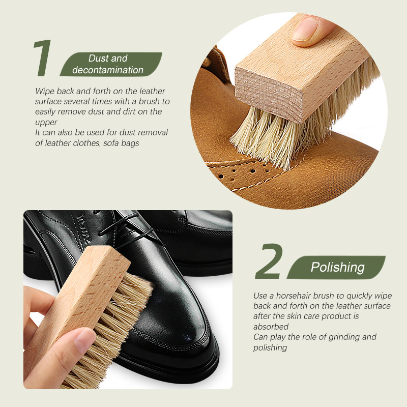 1/4 PCS Shoe Brush Set – Nylon - Brushing Boot Horse avaliação e preço