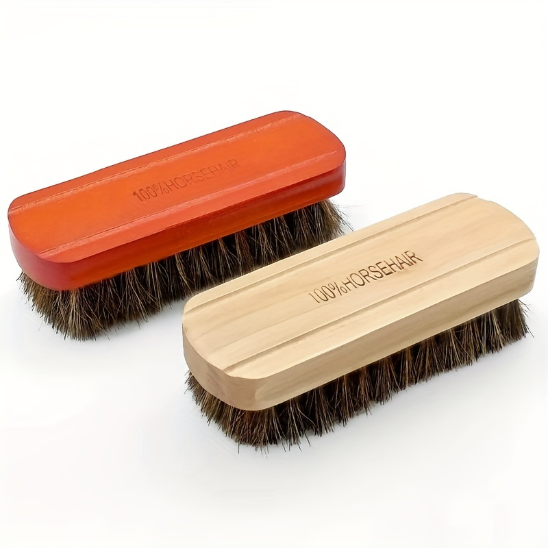 Horse Hair Shoe Brush, Shoe Cl - Brushing Boot Horse avaliação e preço
