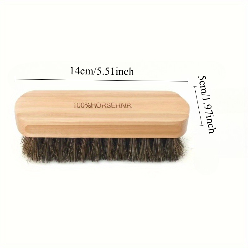 Horse Hair Shoe Brush, Shoe Cl - Brushing Boot Horse avaliação e preço